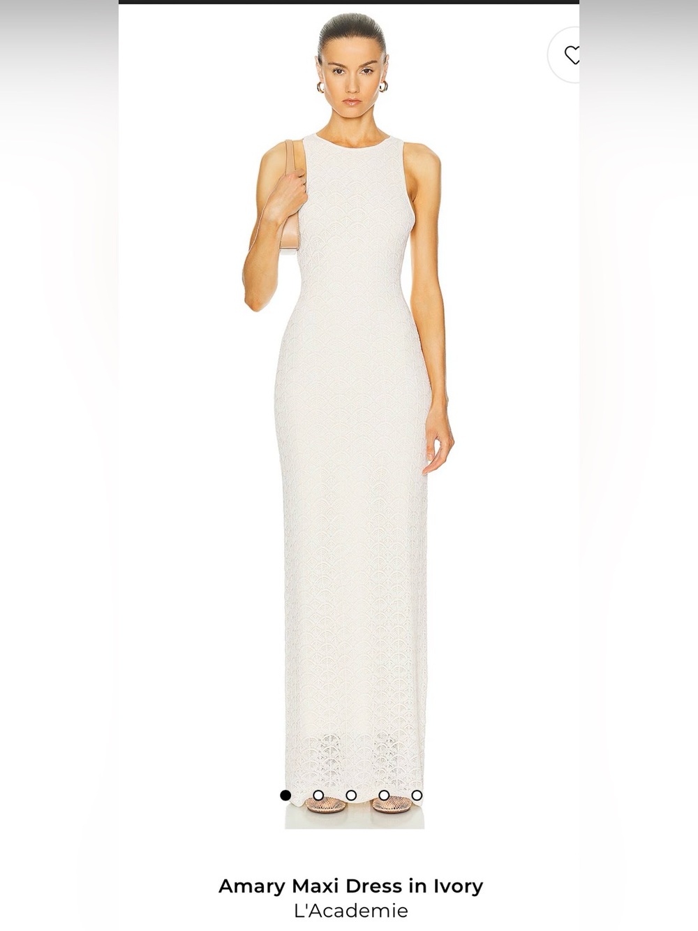 L'Academie Amary Maxi Dress in Ivory - Wedding - REVOLVE